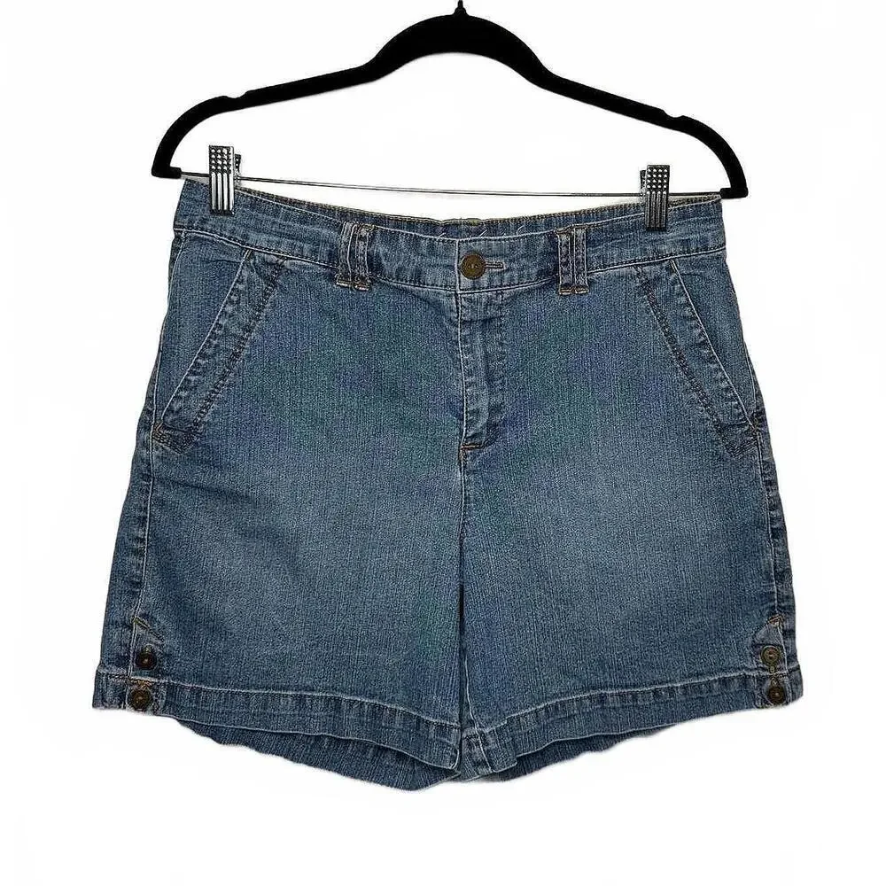 Vintage Granola Girl Basic Denim Shorts